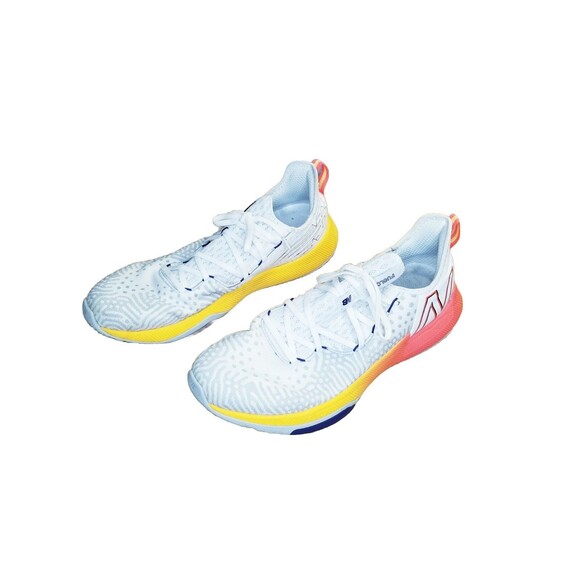 New Balance FuelCell 100 Men Size 12 White Orange Running Shoe Sneaker MXM100RW